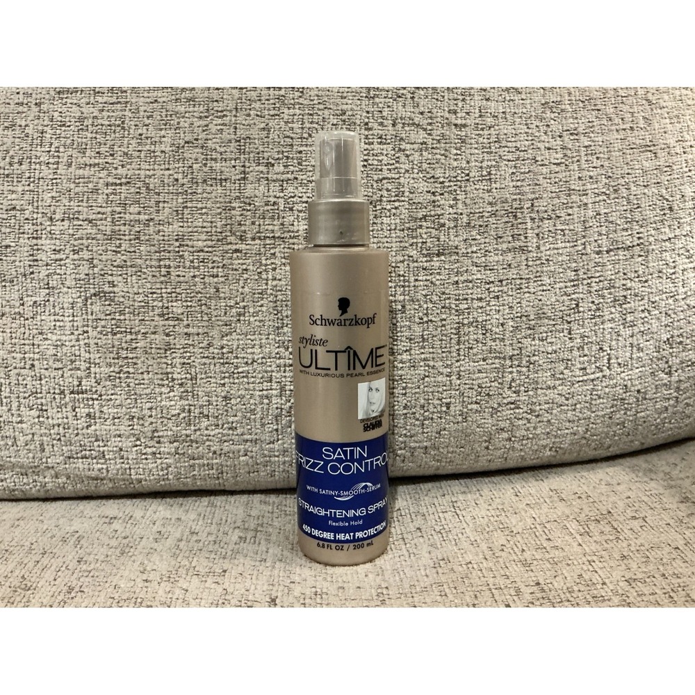 Schwarzkopf Styliste Ultime Satin Frizz Control Straightening Spray 6.8 fl oz